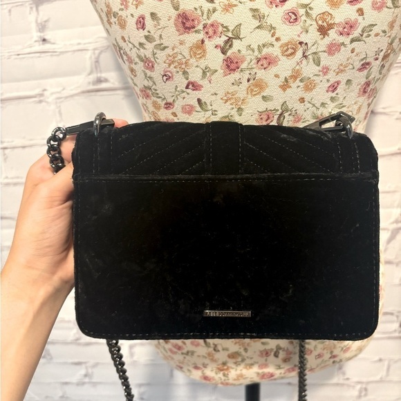Rebecca Minkoff Black Velvet Shoulder Bag - NWOT - Picture 2 of 5